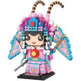 New LOZ Mini Blocks Heads Peking Opera character National Quintessence Building Blocks Toys for Children