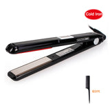 Hair Straightener Professional Infrared Hair Care Flat Iron for Hair Treatment Therapy Repair Damaged Hair LCD Display
