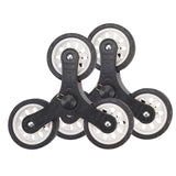 1 Pair Stair Climbing Shopping Cart Replacement Wheels Trolley Casters for Shopping Laundry Cart Household Hardware