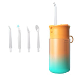 Retractable Oral Irrigator Dental Water Jet Tools USB 200ML Waterproof 3 Modes 4 Nozzles Mouth Washing Machine Teeth Whitening