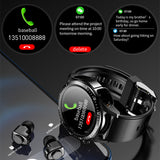 Smart Watch JM03 Bluetooth Headset Earphone TWS Two in One  HIFI Stereo Wireless Sports Tracke Music Play Smartwatch