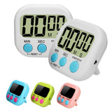 Mini Digital Kitchen Timer Big Digits Loud Alarm Magnetic Backing Stand with Large LCD Display for Cooking Baking Sports Games