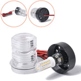 Marine Boat Yacht White Light Navigation Anchor Light Waterproof 33LED All Round Boat Light 4500K 12V 360°Around Light