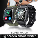 Smart Watch K55 Men Bluetooth Call 350 mAh Long Standby 1.85inch Wristwatch Blood Pressure Monitor Outdoor Sports Smartwatch