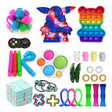 Popits Fidget Toys Push Bubble Fidget Sensory Toy Autism Special Needs Stress Reliever simple dimple игрушки для детей