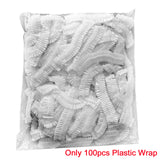 Wall-Mounted Kitchen Cling Film Storage Box w/ 100pcs Plastic Wrap Preservation Sleeve Cover Kitchen Organizers For Plastic Wrap