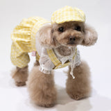 Summer Dog Clothes Jumpsuit Pants Hats Puppy Chihuahua Yorkshire Clothing Small Dog Costume Overalls Pomeranian Poodle Apparel