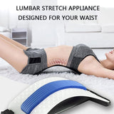 1pc Back Stretch Equipment Massager Stretcher Fitness Lumbar Support Relaxation Spine Pain Relief Health Care