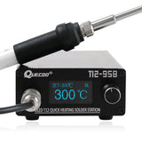 STM32 V3.1S T12-958 Soldering Station Electronic Soldering iron 1.3inch Digital station solder 907 handle iron tip welding tool