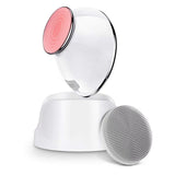 2 In 1 Silicone Facial Cleanser Pore Cleansing Vibration Cleaning Brush Warm Imported Electric Face Massager Shrinkle Pores