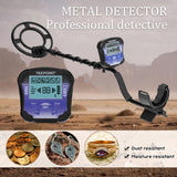 TEKPOINT Handheld Portable Metal Finder Quick Metal Finder Metal Detecting Tool Treasure Gold Finder Underground Metal Detector