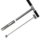 Stainless Steel Soil Sampler With Foot Pedal and Scale Garden Hand Tools Manual Aerators Scoops Crowbars 2022 New