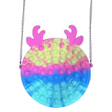 Mommy Bag Push Bubble Stress Reliever Squeeze Crafts Silicone Fingertip Toys Sensory Toy Autism Stress Reliever