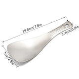 Titanium Rice Spoon Ultralight Eco-friendly Camping Cooking Spatula Shovel Outdoor Spoon for Outdoor Camping Backpacking Picnic