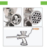 Stainless Steel Manual Meat Grinder Machine Rotatory Vegetable Slicer For Sausage Maker Machine High Quality Food Grinder
