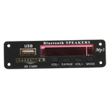 Bluetooth Decoder Board Support USB Storage Card FM Switching MP3 WMA Decoding Module with LED Display Screen