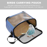 1Pcs Parrot Carrier Household Birds Carrying Bag Cross Body Birds Cage Pet Supply