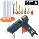 110V 220V Hot Melt Glue Gun 150W Temperature Adjustable Hot Melt Gun Set for 11mm Glue Stick Repair Tool Bag