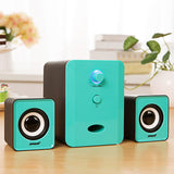 2022.Newest Full Range 3D Stereo Subwoofer 100% Bass PC Speaker Portable Music DJ USB Computer Speakers for Laptop TV