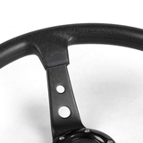 Aluminum 14inch 350mm PU Leather Car Racing Sport Steering Wheel