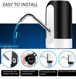 Electric Water Pump Automatic Button Dispenser Touch Control Gallon Bottle Drinking Switch USB Charging Supplies for Home