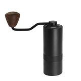 Upgrade ChestnutAluminum Portable Coffee grinder Stainless steel Burr grinder Conical Coffe bean miller