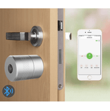 Tuya Zigbee Optional Smart Remote Control Automatic EU Cylinder Lock Airbnk M501 Big Motor Power Fingerprint Password Lock