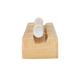 Energy Chime Single Bar Solo Chime Wooden Base Aluminium Alloy Wind Chimes Percussion Musical Instrument Kids Toys With Mallet