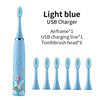Children Electric Toothbrush Children Cute Cartoon Pattern Waterproof Smart Cleaning IPX7 Sonic Electric Toothbrush For Kids
