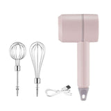 USB Rechargeable Handheld Mini Electric Egg Cream Beater Home Wireless Food Mixing Machine Tool For Baking 3 Color Available