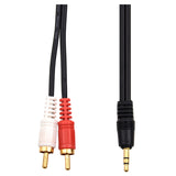 3.5mm Jack to 2 x RCA Phono Audio Cable with Cx400 Mini Stereo Rca Passive Mixer Small Mixer Mixer Stereo Dispenser