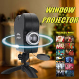 LED Halloween Projection Lamp 12 Patterns For Holiday Outdoor Decoration Christmas Projector Room Decor Window Wonderland