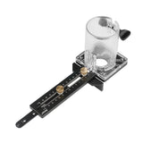 GanWei Aluminium Alloy Woodworking Electric Trimming Machine Circle Cutting Jig Wood Router Milling Circle Slotting Base