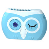 Cartoon Owl Fan for Outdoor Personal Necklace Fan Rechargeable Cordless Fan 3 Speeds