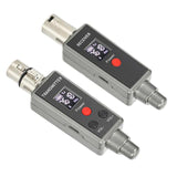 Wireless Microphone System Transmitter Receiver Converter Kit For Dynamic Mic Audio Mixer Recorder Speaker Mic Adapter