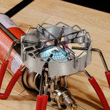 Camping Gas Stove Windshield Outdoor Camping Stainless Steel Windproof Bracket Picnic Cooking Supply