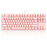 Gaming Mechanical Keyboard 87 keys Game Anti-ghosting Blue Switch RGB Backlit Wired Keyboard For Gamer Laptop PC