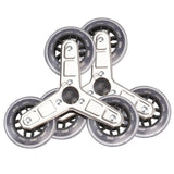 1 Pair Stair Climbing Shopping Cart Replacement Wheels Trolley Casters for Shopping Laundry Cart Household Hardware