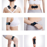Mini Neck Massager Electric Butterfly Design Muscle Stimulator Back Cervical Massager for Shoulder Waist Arm Pain Relief