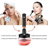 Makeup Brush Cleaner Multi-Function Machine Silicone Fast Washing and Drying Automatic Spinner Tool