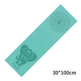 30*100cm Cooling Sports Towels Yoga Mat Cover Towels Non-slip Gym Fitness Printed Microfiber Travel Quick-drying Cushion Pilates