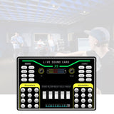 27RA Dual Mobile Phone Live Broadcast External Sound Card Cellphone Webcast Personal Entertainment Voice Changer