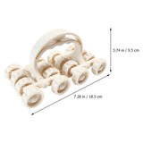 1PC Manual Roller Massager Multi-purpose Spine Neck Back Massager (Non-magnetic)