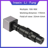 Full HD 1080P 60FPS HiSilicon 3516A Sensor Industrial Electronic Video Microscope HDMI-compatible Magnifier for Welding Repair