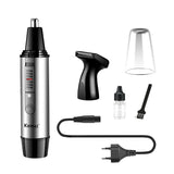 Metal rechargeable nose hair trimmer beard trimer ear cleaner eyebrows hair removal nose trimmer for nose and ear device clean