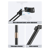 160cm Height Adjustable Floor Tablet Stand Foldable Arm Phone Holder Support for 4-13'' iPhone iPad pro 12.9 Lounger Bed Mount