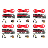 VER 009S PCIE Riser 1X to 16X Graphics Extension Card for GPU Mining Riser Card Extender , PCI Express Adapter, 6-Pack