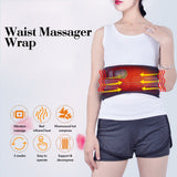 Heating Waist Massager Infrared Phsiotherapy Back Pain Relief Strap Brace Abdominal Hot Compress Lumbar Support Massage Belt