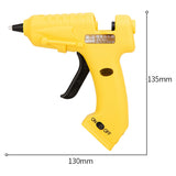 3.6V Wireless Hot Melt Glue Gun 8W USB Rechargeable Lithium Battery Cordless Glue Gun with 7mm Glue Sticks Craft Repair Tool Gun