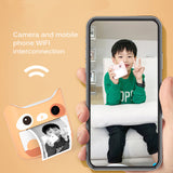 Print Camera High Definition Print Camera Wi-Fi Connection Instant Camera Waterproof Wireless Digital Printing Camera for Kids